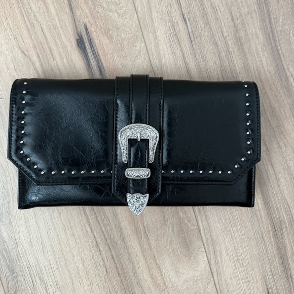 Steve Madden Clutch with Silver Buckle - Picture 1 of 2